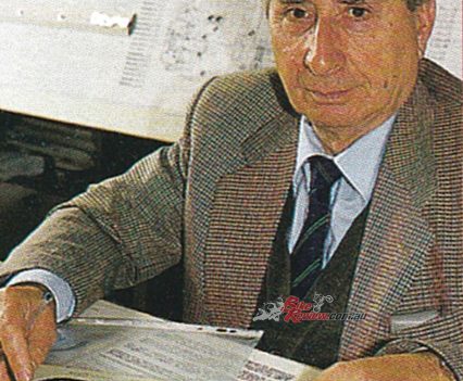 MotoBi engine designer, Piero Prampolini.