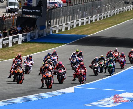 take two was another KTM show from lights out as they slotted into a 1-2, with Binder leading Miller as Jorge Martin (Prima Pramac Racing) slotting into third.