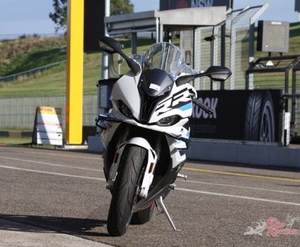 2023 BMW S 1000 RR, the new winglets are wild.