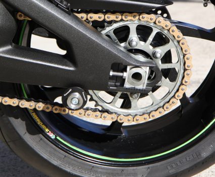190/55 - 17 rear tyre, Marchesino wheel.