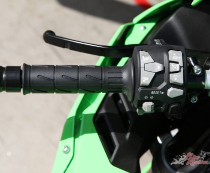 Standard ZX-10R switches.