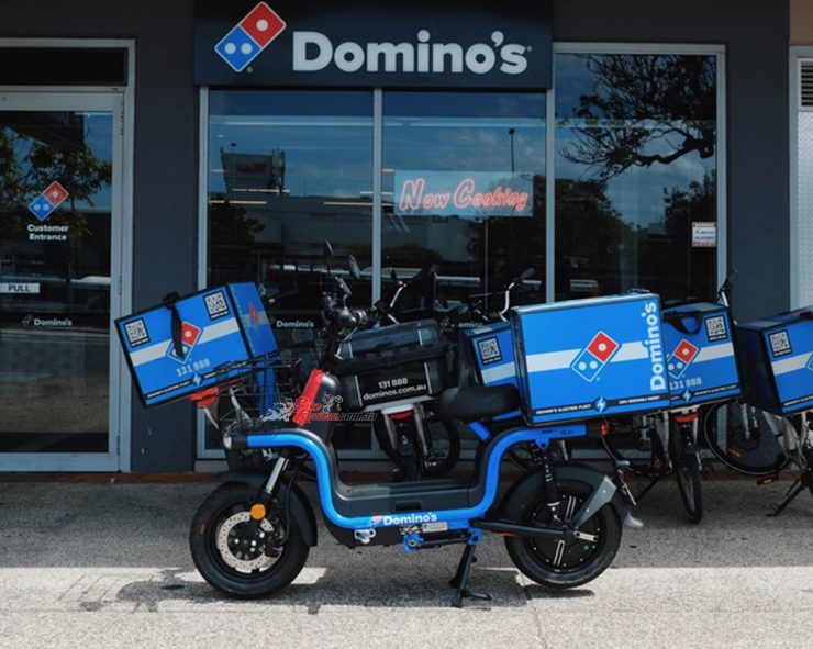 Domino’s Pizza has today announced a new partnership with Benzina Zero after completing successful trials of the Benzina Zero Duo electric moped within a number of stores.