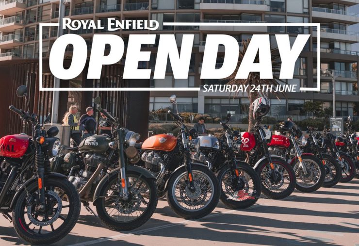 Join Royal Enfield Australia on Saturday, June 24th, 2023 for their National Open Day* at participating Royal Enfield dealerships!