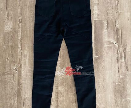 The Bull-It jeans are a stretch fit and have a feminine cut and high waist.