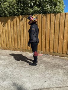 Kyoko has been using the new kit from Cassons over the past few months, riding her Honda around Melbourne.