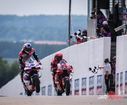 Martin edged it by a slender 0.064s as a wonderful battle lit up the Sachsenring, with the Spaniard cutting Bagnaia’s title advantage to 16 points.