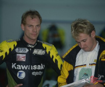Russell with the Dunlop Technician.