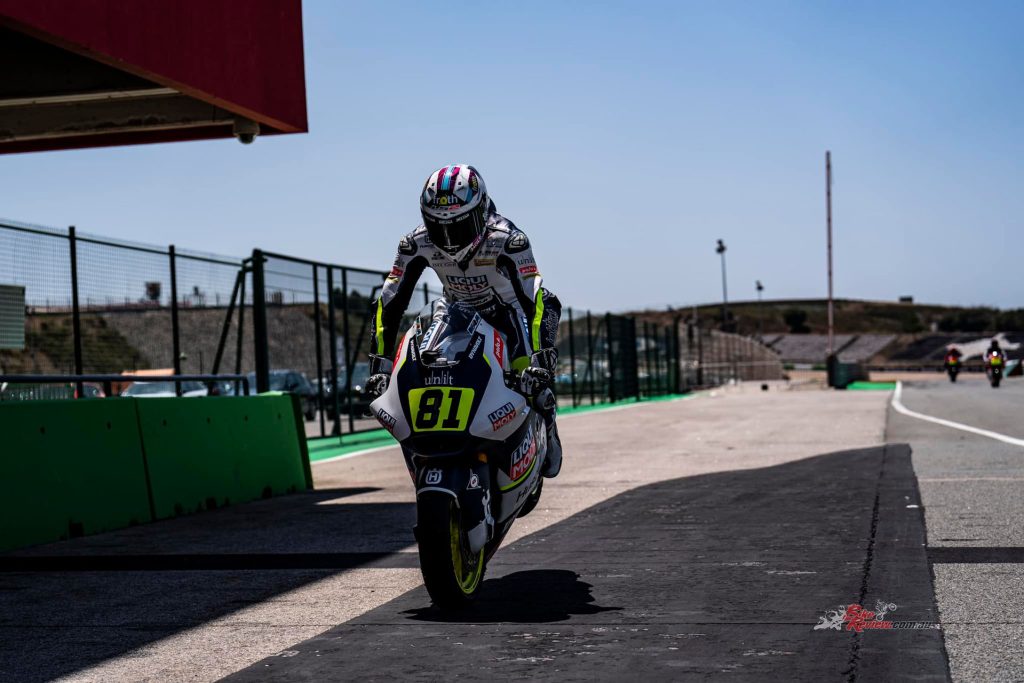 Aussie sensation Senna Agius mixed the highs with the lows in July, with an emphatic victory in Portugal starting things off superbly before a frustrating crash in Catalunya ended his month disappointingly. Photo Via: Intact GP.