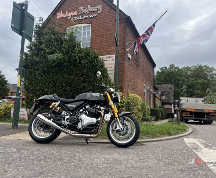 The roads aren't the best for spirited riding in some places as they tend to get quite narrow, but there's more than enough to soak up. Especially riding on a proper hand-built British machine like a Norton Commando.