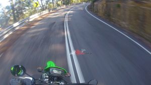 The KLX230SM is a rewarding bike in the twisties and will teach new riders the importance of corner speed and precise gear shifting.