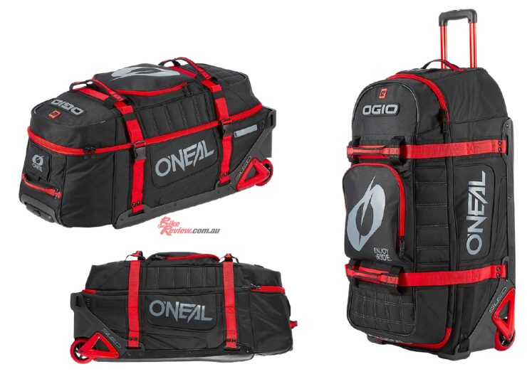 The Rig 9800 has recently received the O'Neal treatment. Featuring OGIO’s renowned SLED, the Rig 9800 Travel Bag stands alone as the king of all gear bags.