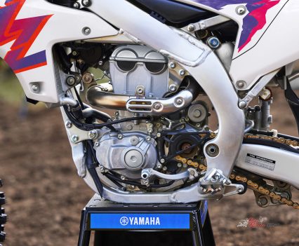 2024 Yamaha YZ250F engine.