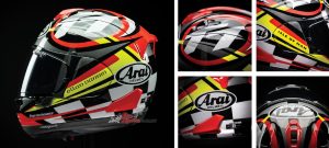 The 2023 design, as last year, is based on the range-topping RX-7V EVO helmet with ECE R22-06 approval.