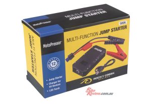 "I cannot recommend Pro Accessories' MotoPressor jump starters enough. It’s a bit like carrying a First Aid kit in your tool box. Even if you never need one, you will find yourself helping other motorcyclists or car drivers."
