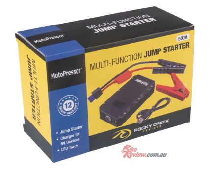 "I cannot recommend Pro Accessories' MotoPressor jump starters enough. It’s a bit like carrying a First Aid kit in your tool box. Even if you never need one, you will find yourself helping other motorcyclists or car drivers."