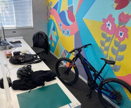 I ride the YDX to BikeReview HQ most mornings and I keep it at my desk...