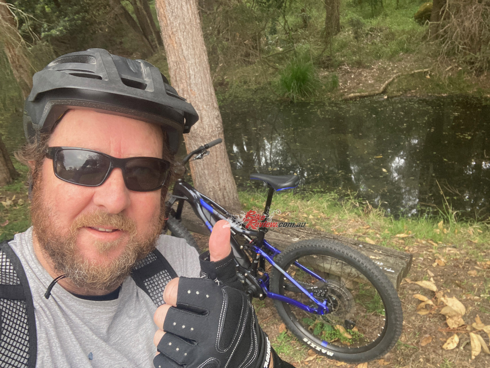 Jeff has clocked up around 230km so far on his BikeReview YDX-Moro 07 and reckons he has been smiling every second on it.
