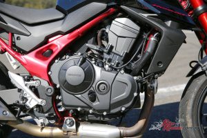 755cc parallel twin engine.