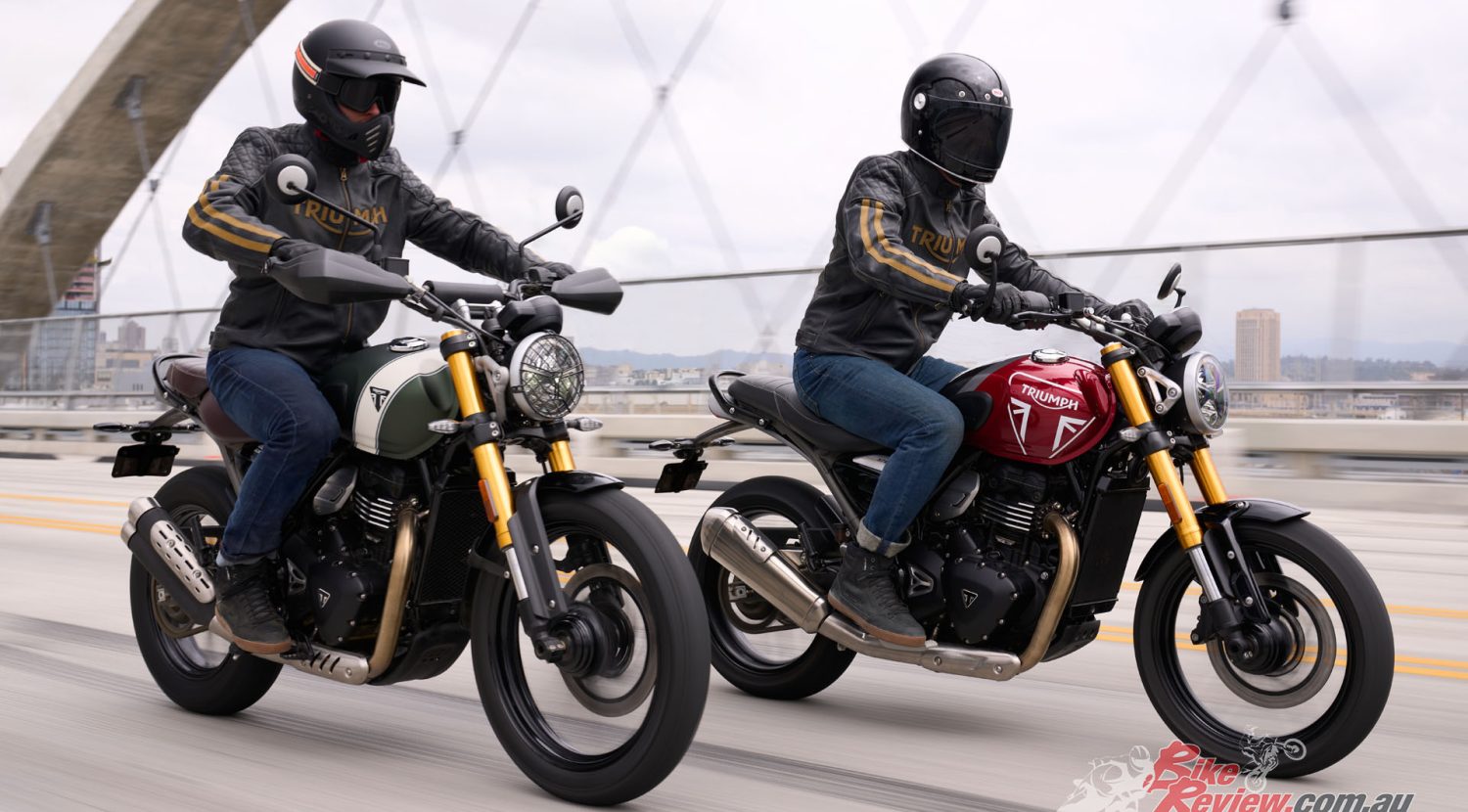The Speed 400 roadster joins Triumph’s most successful modern classic line-up, the Speed Twin 900 and 1200 while the Scrambler 400 X takes its rugged design cues from the Scrambler 900 and 1200.