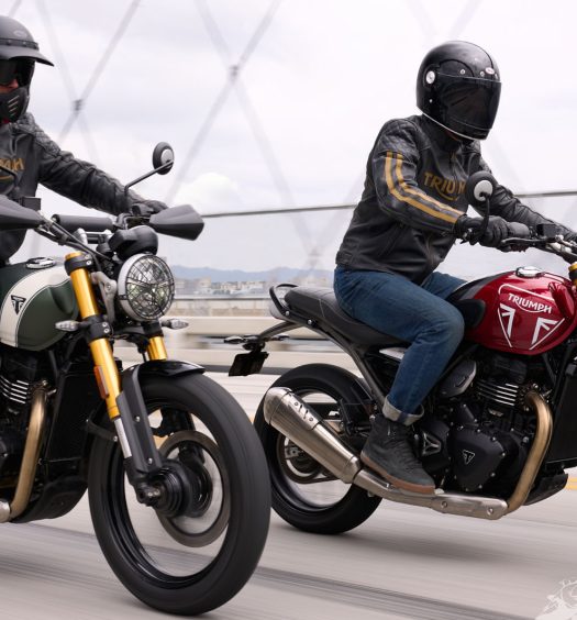 The Speed 400 roadster joins Triumph’s most successful modern classic line-up, the Speed Twin 900 and 1200 while the Scrambler 400 X takes its rugged design cues from the Scrambler 900 and 1200.