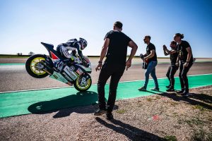 The Liqui Moly Husqvarna Intact team ace won’t be forgetting October in a hurry, for not only did Agius secure the European Moto2 Championship, but he also signed on the dotted line with his current team to step up to Moto2.