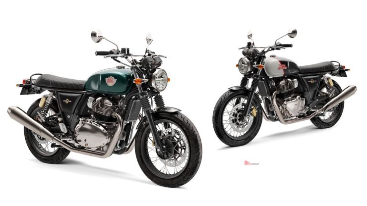 Royal Enfield have introduced two stunning new colour options for the Interceptor 650 range: Black Pearl and Cali Green. 