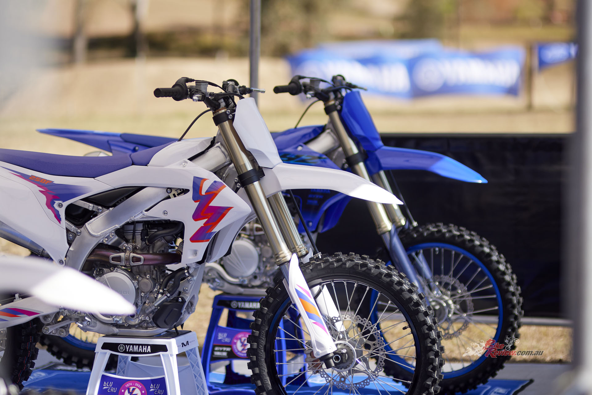 Pricing starts at $13,949 ride away for the standard colour YZ250F and $14,249 for the YZ250FSP 50th anniversary livery.
