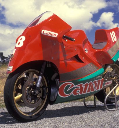 Proving Britten was far ahead of his time was the self-built Aero-D-One, sporting fairing that would almost be normal in MotoGP now...