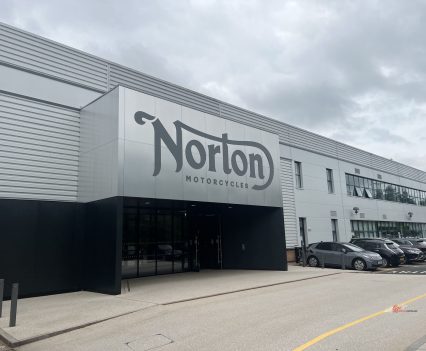 Essentially revived from the rubble by India motorcycle giant TVS, they're on the road to recovery. I got the chance to tour the new Norton factory in Solihull, just outside Birmingham, U.K.
