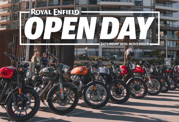 Join Royal Enfield Australia on Saturday, November 18th, 2023 for their National Open Day at participating Royal Enfield dealerships!