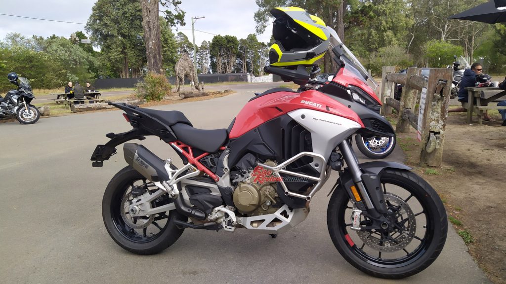 If you plan on taking your Multistrada on the Xpedition, make sure you fit knobby tyres, not road bias tyres like those standard with most versions.