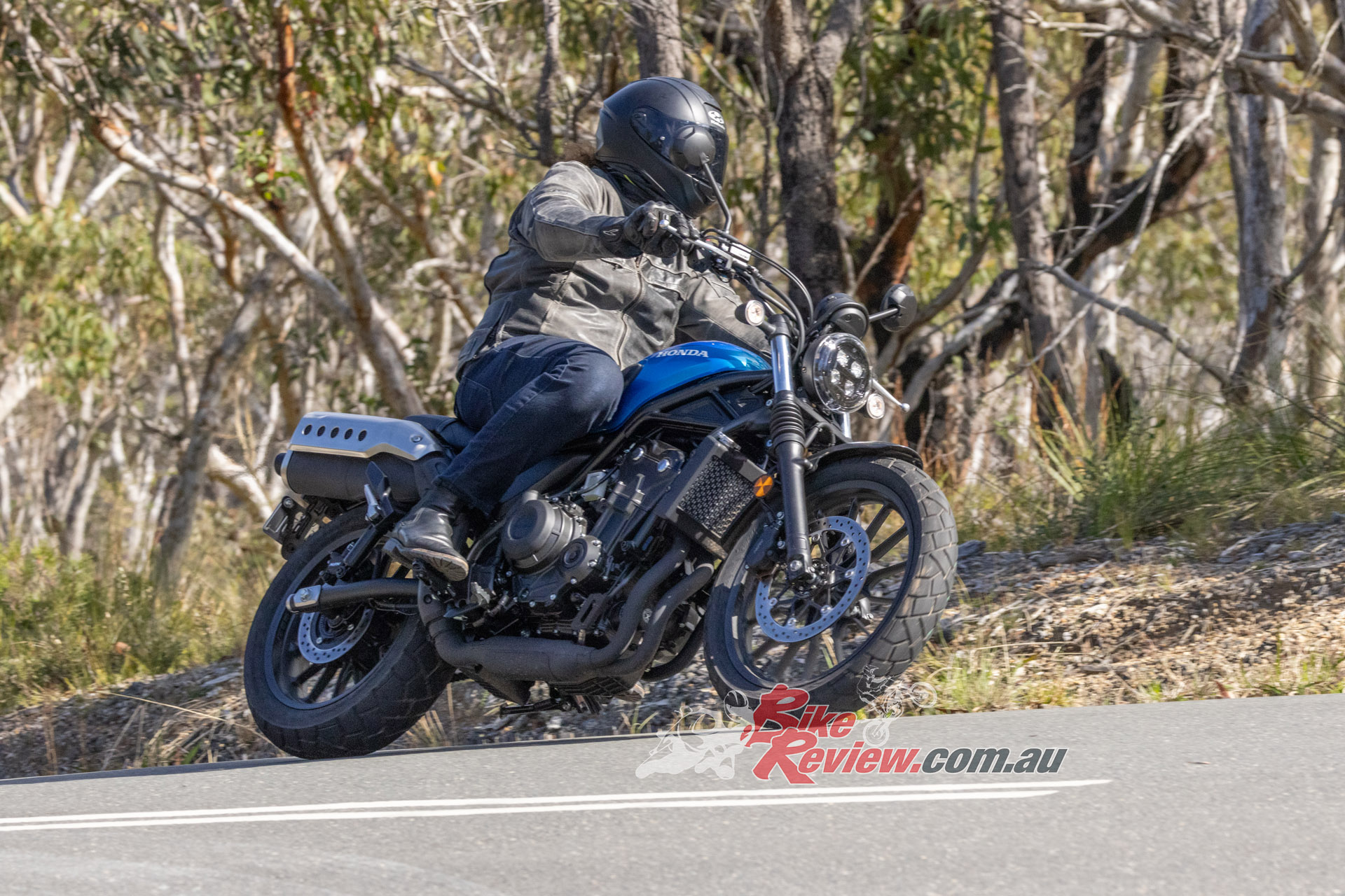 It is fitted with a retro-style two-into-one, an exhaust that you either love or hate. I've heard both opinions while out riding, with some loving the high-set style while others hate it and laugh at the poor pillion rider's inner thigh.