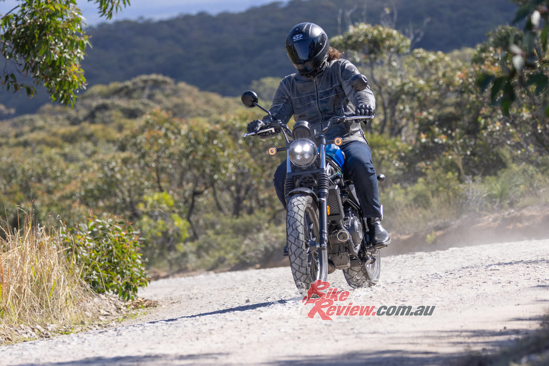 Nick did take the CL500 Scrambler on some loose surfaces, you wouldn't hit anything too challenging on this thing...