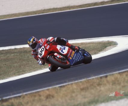 Cathcart got the chance to ride the WorldSBK 999 midway through the season at Misano.