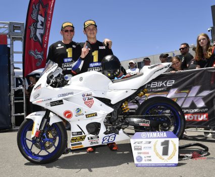 Swain wasn’t left empty-handed, though: he won the Yamaha Finance R3 Cup after 1-1-5 results over the weekend.