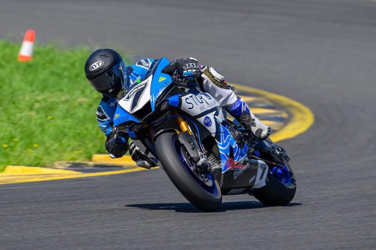 Stop & Seal Racing with 666 Motorsports took to SMSP for round two of the Summer Night Series by the St George Motorcycle Club, with Tom Toparis racing a YZF-R6 ASBK SuperSport machine to pole and two race wins.