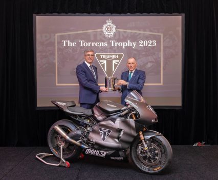 The Torrens Trophy has been awarded to Britain’s highest achievers in motorcycling and motorcycle racing – riders, engineers, manufacturers, and important personalities within these worlds – since the 1970s.