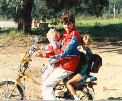 Peta has been on two-wheels and driving four since she was a nipper!