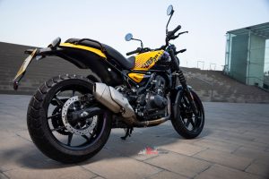 Yellow Ribbon is the colour that AJ rode when he went to the world launch for us earlier this year.