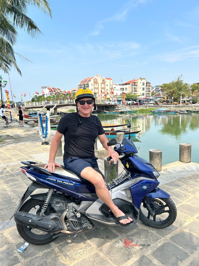 The Honda Air Blade 125 was no Fireblade but perfect for the crazy Vietnamese traffic!