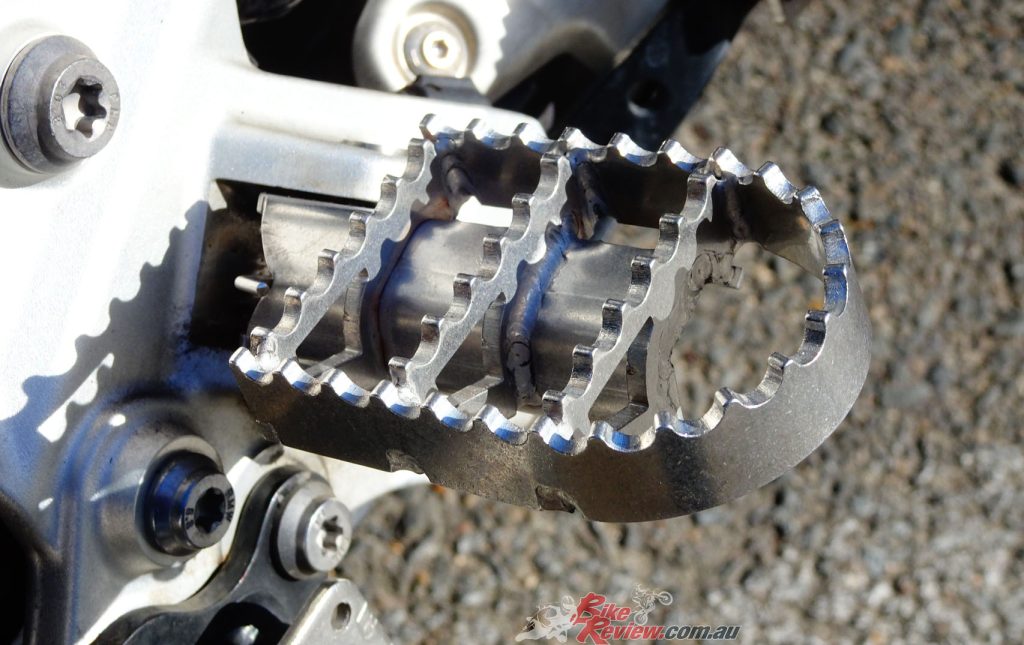 Oryx Moto footpegs Bike Review Australia 2