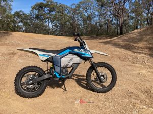 The CFMOTO CX-05 is the bigger model, designed for 10 to 13/14 year-old riders. It has more suspension travel and bigger wheels.