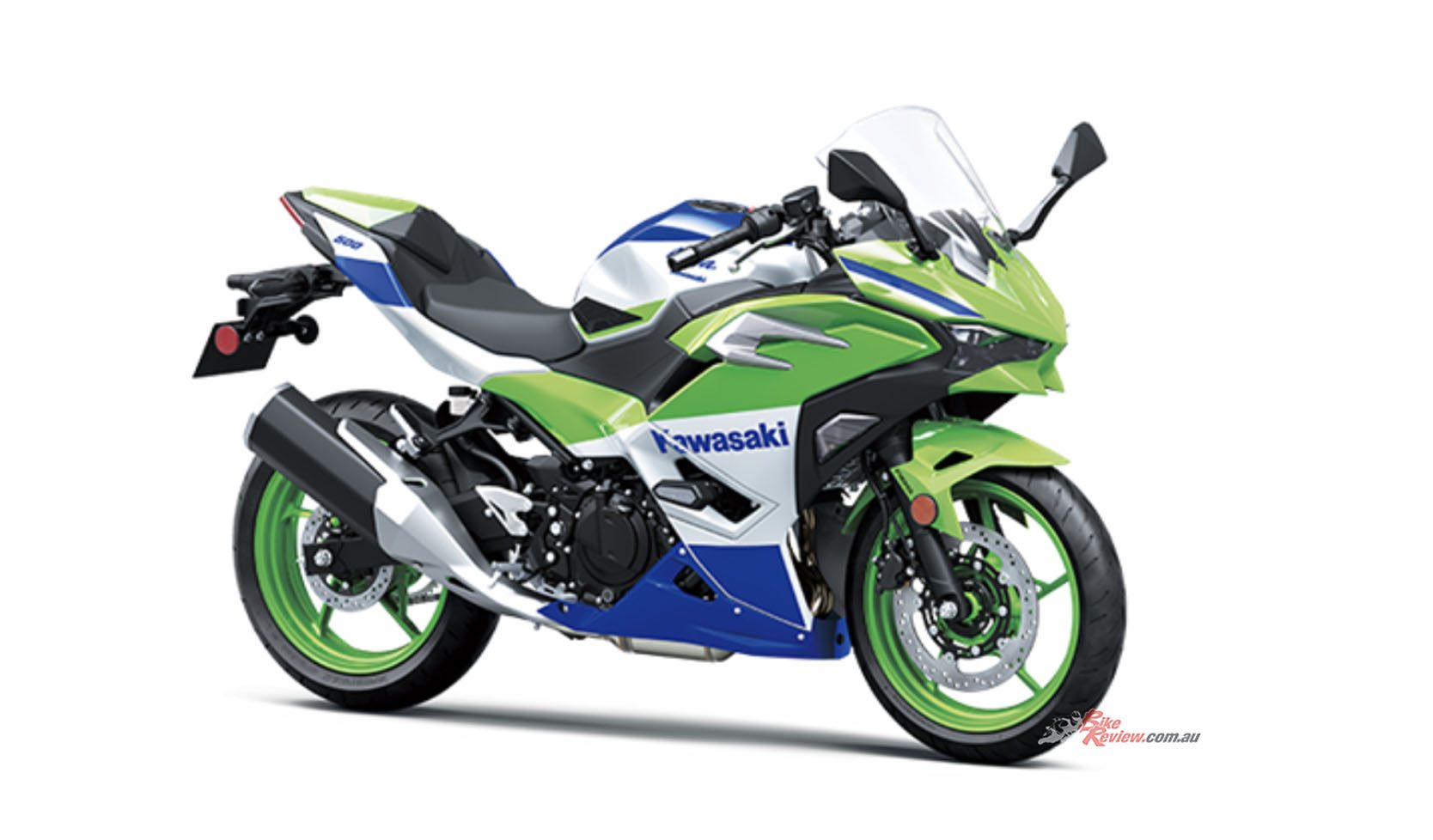 There’s also a Special Edition (SE) model that comes in a more racy Kawasaki 40th anniversary livery and really looks the part, for $10,314.