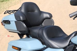 Extremely comfortable rider and pillion touring seats.