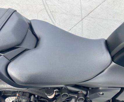 New seating position and seats. 2025 Yamaha MT-07LA