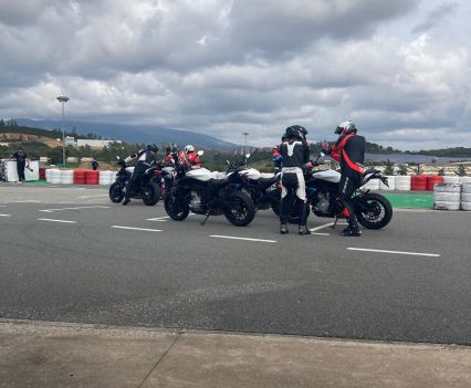 The 675Nk test was limited to two 10-minute sessions on a go kart track, but we will test the bike properly later in the year.