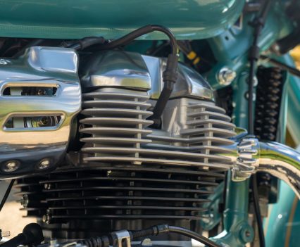 The weight of the Classic puts a bit more strain on the 650 engine.
