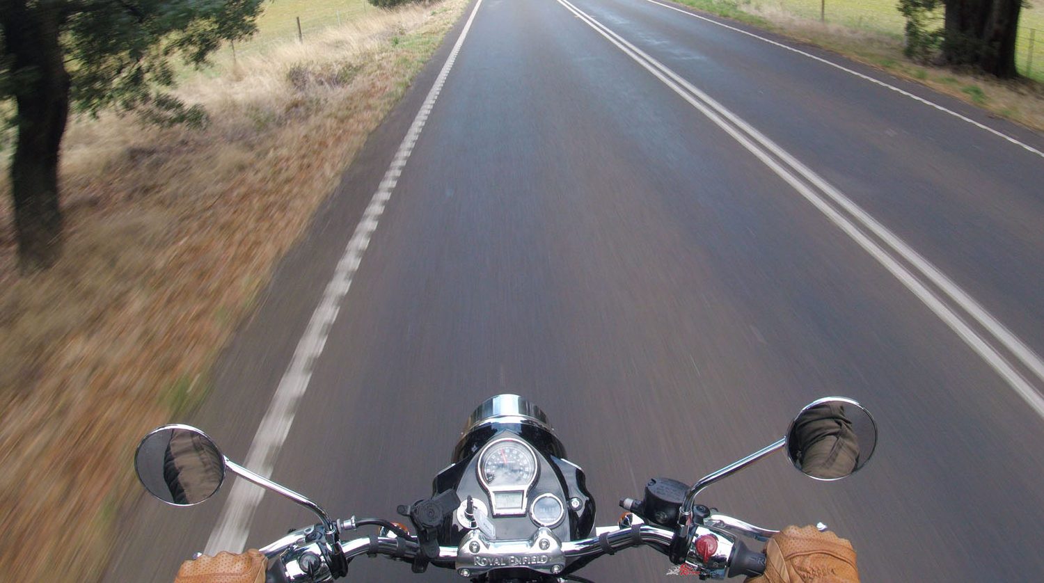 Extremely comfortable riding position, great looking dash and nice steering. A pleasant place to be.