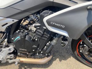 It's a cracker of an engine, very engaging and fun, with serious punch off turns, it wants to lift the front wheel out of the hairpins...