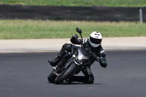 Jeff was impressed with the track performance of the 800NK, straight out of the box.